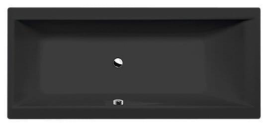 CLEO Wanna akrylowa prostokątna 180x80x48 cm czarny mat 95611.21