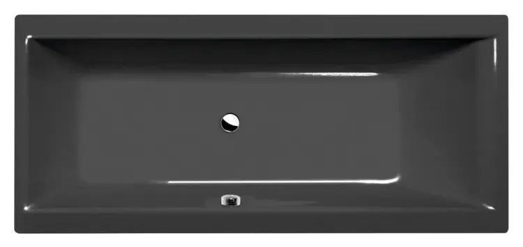 CLEO Wanna akrylowa prostokątna 180x80x48 cm ciemnoszary 95611.30