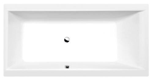 CLEO Wanna akrylowa prostokątna 180x90x48 cm biały mat 13111.11