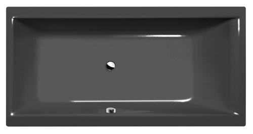 CLEO Wanna akrylowa prostokątna 180x90x48 cm ciemnoszary 13111.30