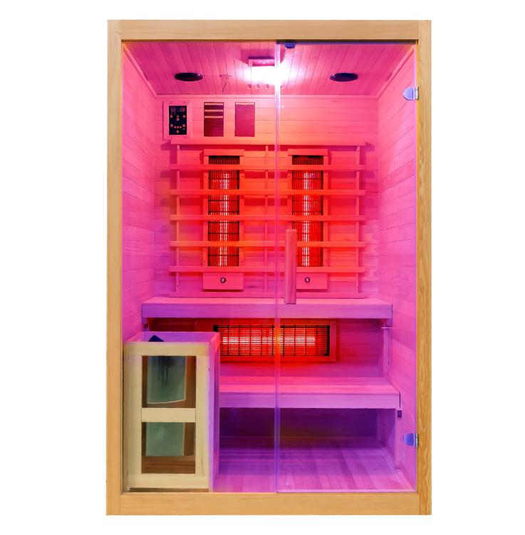 TWINCOMBI 2-sobowa Sauna Fińska z podczerwienią 130 x 120 x 200 cm J30130