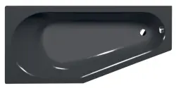 TIGRA L wanna asymetryczna 170x80x46 cm, lewa, ciemnoszary 90111.30