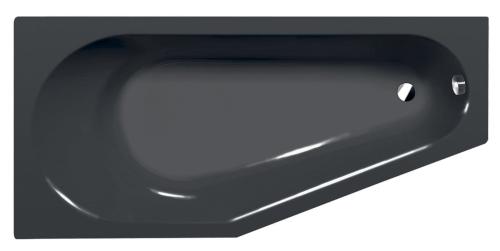 TIGRA L wanna asymetryczna 170x80x46cm, lewa, ciemnoszary 90111.30