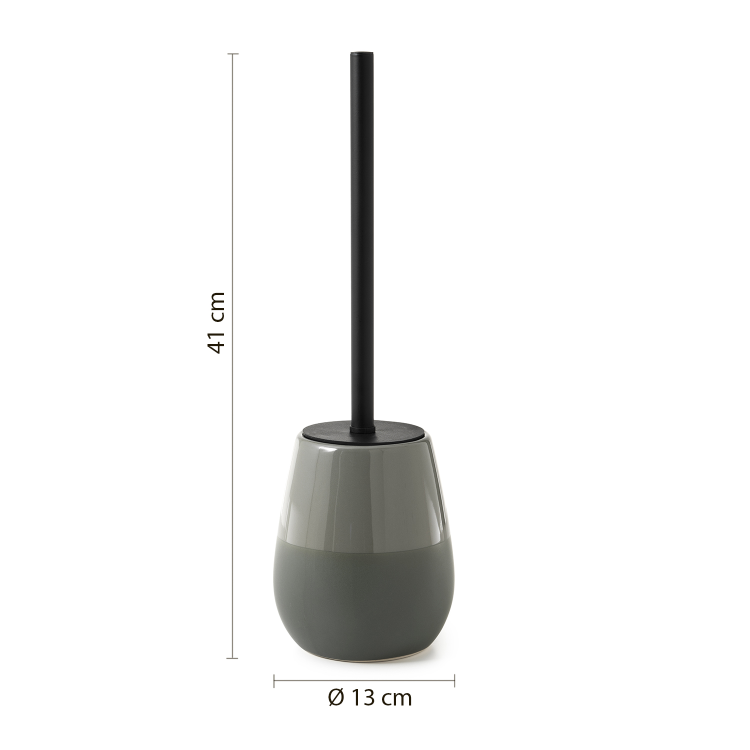 WILMA szczotka WC do postawienia, zielony WL3307 wymiary