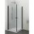 BRAVA BLACK Drzwi prysznicowe 85-87x195 cm BD90