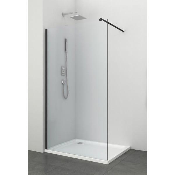 YOUNG BLACK Kabina prysznicowa narożna Walk-in 75-77x195 cm BF80