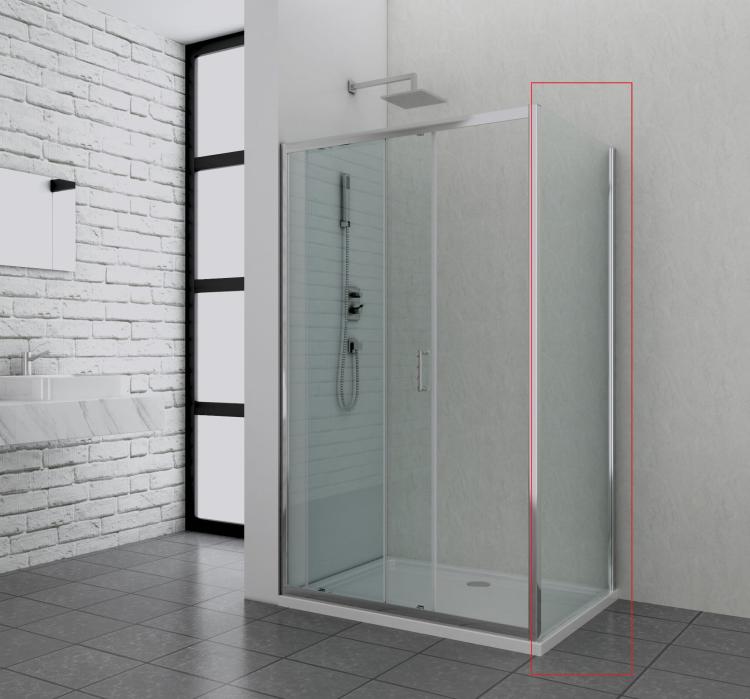 ELITE CHROM Kabina prysznicowa narożna prostokątna 100x80x195 cm SC100F80