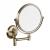 Lusterko kosmetyczne naścienne ⌀133 mm, brąz 106101697