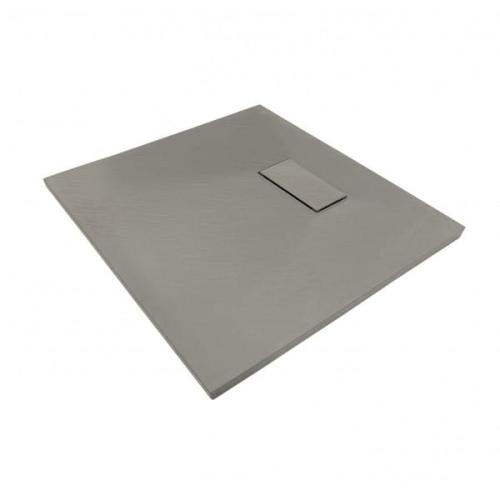 SMC Brodzik starylowy kwadratowy 90x90x2,6 cm szary 9090G