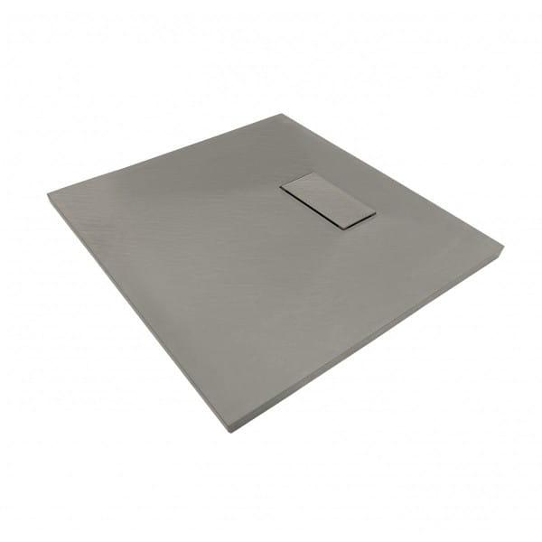 SMC Brodzik starylowy kwadratowy 90x90x2,6 cm szary 9090G