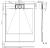 SMC Brodzik starylowy prostokątny 120x90x2,6 cm 1290W rysunek