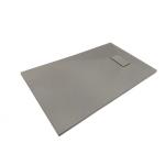 SMC Brodzik starylowy prostokątny 100x80x2,6 cm  szary 1080G 