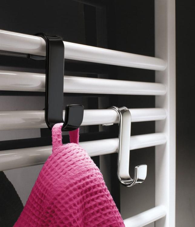 Haczyk na grzejnik, termoplast, czarny 202514 wizualizacja