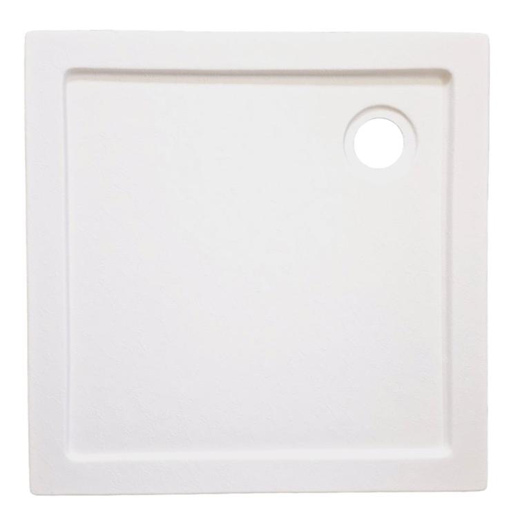 Brodzik akrylowy kwadratowy 90x90x4 cm biały G90SW