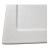 Brodzik akrylowy półokrągły R55 90x90x4 cm biały GR90SW z bliska