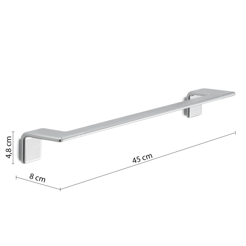 IL GIGLIO wieszak na ręczniki 450x80mm, chrom A9214513 rysunek