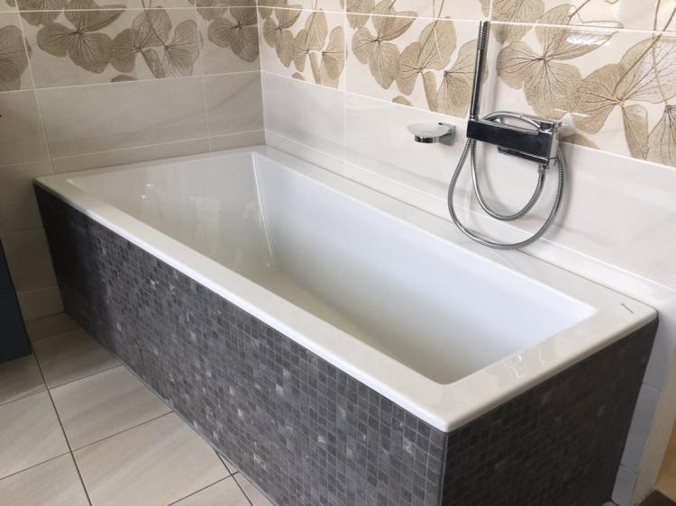 ANDRA L SLIM wanna asymetryczna 180x90x45cm, biała (lewa) 72872S wizualizacja