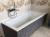 ANDRA R SLIM wanna asymetryczna 170x90x45cm, biała (prawa) 81511S  wizualizacja