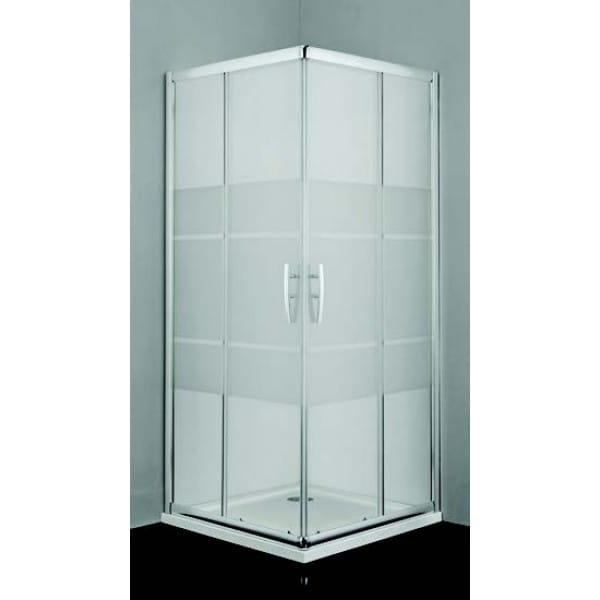 PRO-LINE Drzwi prysznicowe przesuwne sitodruk 87,5-89x200 cm B90CS