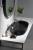 INFINITY OVAL umywalka ceramiczna nablatowa, 60x40 cm, czarny mat 10NF65060-2N wizualizacja
