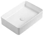 PICOBELLO umywalka ceramiczna nablatowa 50x34 cm, biały AR485