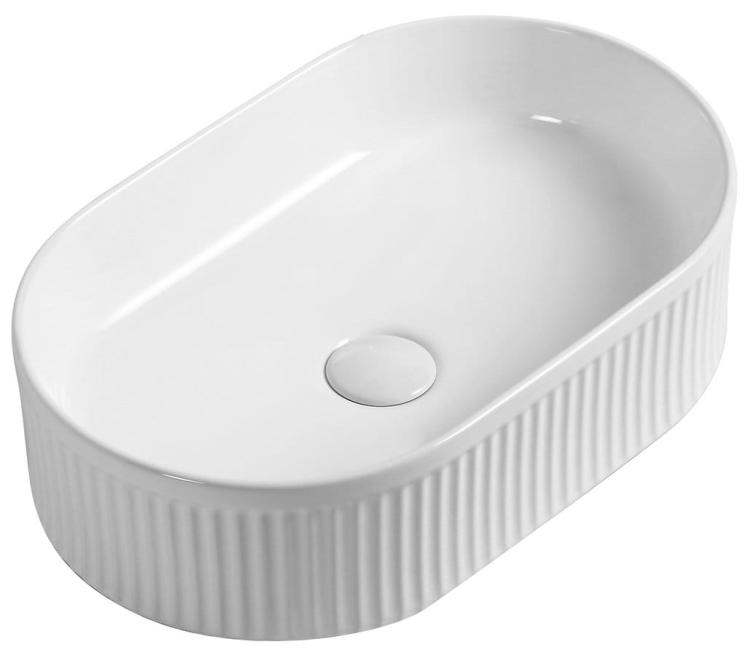 PICOBELLO umywalka ceramiczna nablatowa 60x34 cm, biały AR486