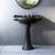 RETRO uniwersalny ceramiczny postument do umywalek 56,69,73cm, czarny mat 107031 wizualizacja