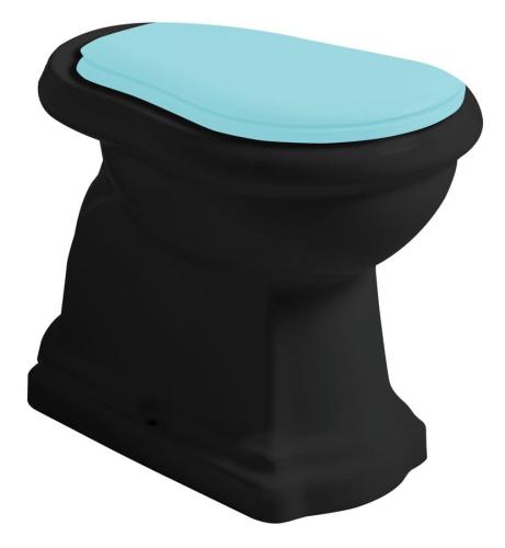 RETRO misa do kompaktu WC 38,5x59 cm, odpływ poziomy , czany mat 101131