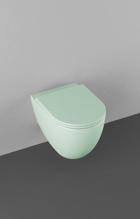 INFINITY miska WC wisząca, Rimless, 36,5x53cm, mint 10NF02004-2T wiszące