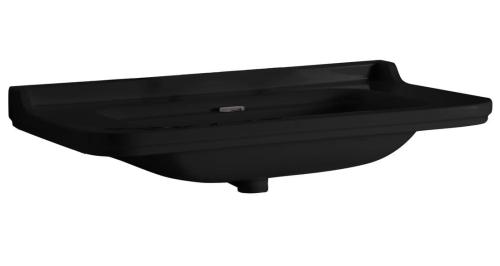 WALDORF Umywalka ceramiczna 100x55 cm czarny mat 4142K7