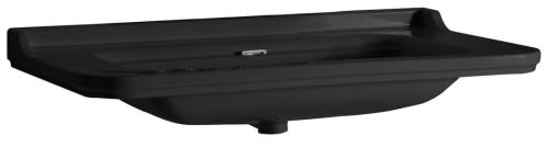 WALDORF Umywalka ceramiczna 120x55 cm czarny mat 4144K7