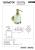 RETRO Dozownik do mydła 200 ml MINI brąz 144109107 rysunek
