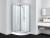 OCEAN 1 Kabina prysznicowa wolnostojąca półokrągła 80x80x203 PS12 aranzacja