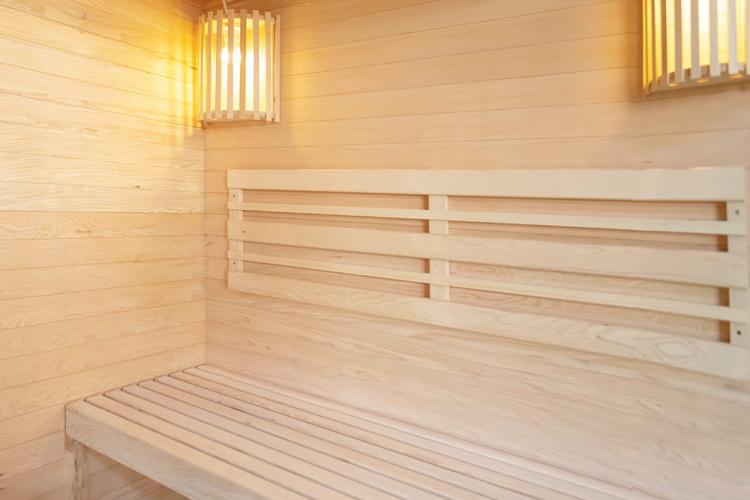 PANORAMA Sauna domowa fińska 2-osobowa 130x120x200 cm J60130 ławka
