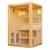 PANORAMA Sauna domowa fińska 2-osobowa 130x120x200 cm J60130