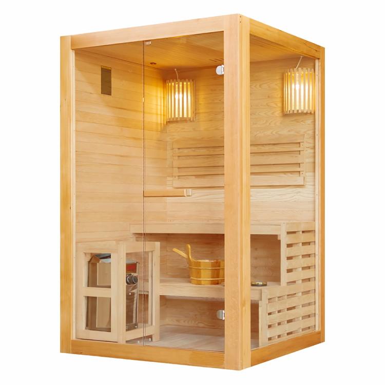 PANORAMA Sauna domowa fińska 2-osobowa 130x120x200 cm J60130