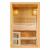 PANORAMA Sauna domowa fińska 2-osobowa 130x120x200 cm J60130  na wprost