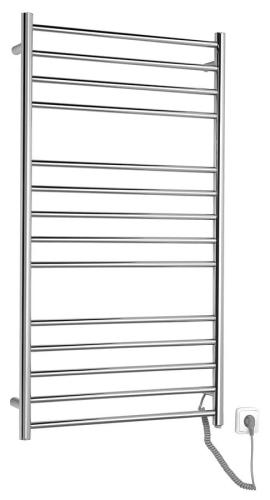 REDONDO elektryczna suszarka na ręczniki, okrągła, 630x1160 mm, 130 W, stal nierdzewna polerowana ER230V