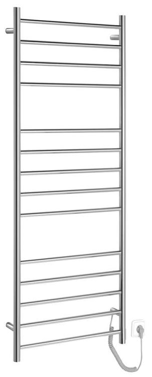REDONDO elektryczna suszarka na ręczniki, okrągła, 600x1500 mm, 130 W, stal nierdzewna polerowana ER250V