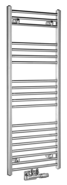 ALYA grzejnik łazienkowy 400x1188 mm, podłączenie centralne, chrom LLS308