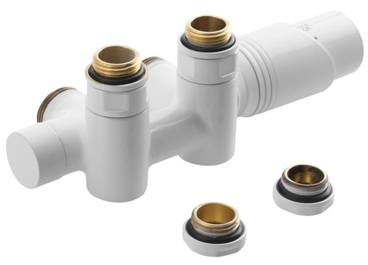 WICHER COMBI zestaw przyłączeniowy termostatyczny zespolony 50mm, biały 600.331.4