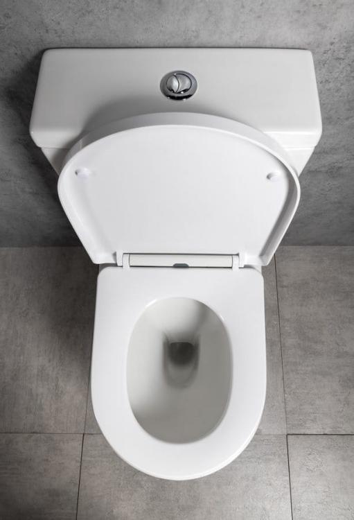 LEON RIMLESS kompakt WC, odpływ poziomy/pionowy, biały 201.437.4 z góry