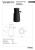 Dozownik do mydła 450ml czarny 107109240 rysunek techniczny