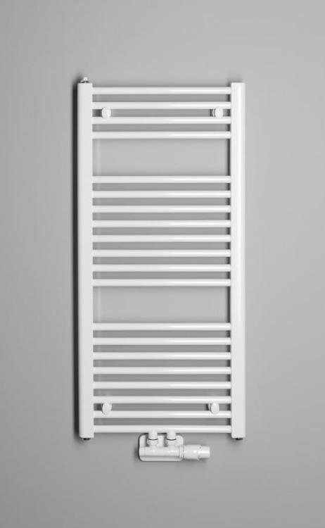 AQUALINE Grzejnik łazienkowy biały 447 W 450x960 mm ELM94T na ścianie