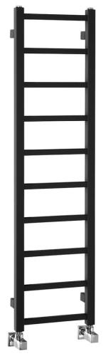 METRO LIGHT grzejnik 300x1140mm, 211 W, czarny mat IR444TB