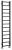 METRO LIGHT grzejnik 300x1500 mm, 276 W, czarny mat IR446TB
