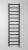 METRO LIGHT grzejnik 400x1500 mm, 323 W, czarny mat IR447TB na ścianie