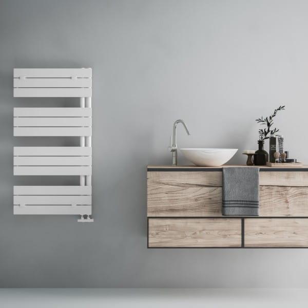 AREZZO Grzejnik łazienkowy 1200x600 mm 574 W biały AL113 wizualizacja