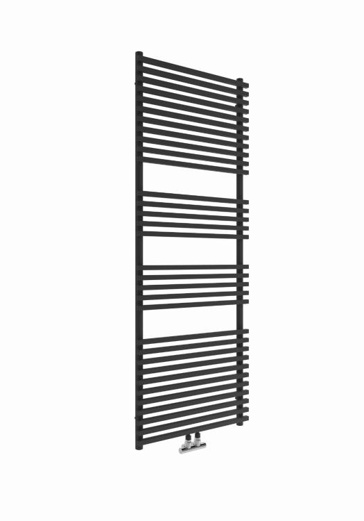 TRIENT Grzejnik łazienkowy 1640x600 mm 943 W czarny mat TRS164