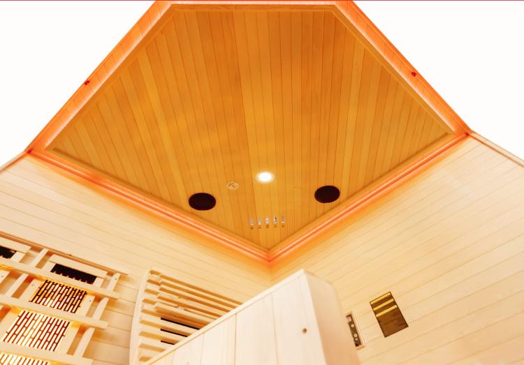 CARBON 3 Sauna na podczerwień 2 osobowa 150x150x195 cm J11150 dach